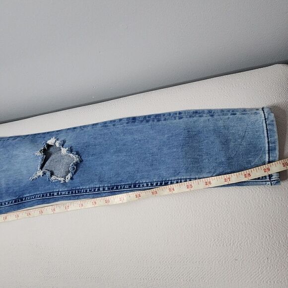 Free People Blown Out Knee Skinny Jeans - Size 27L - Picture 3 of 6